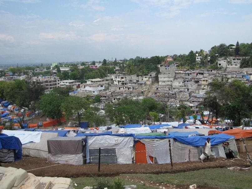 Petionville Tent City Haiti Relief 2010