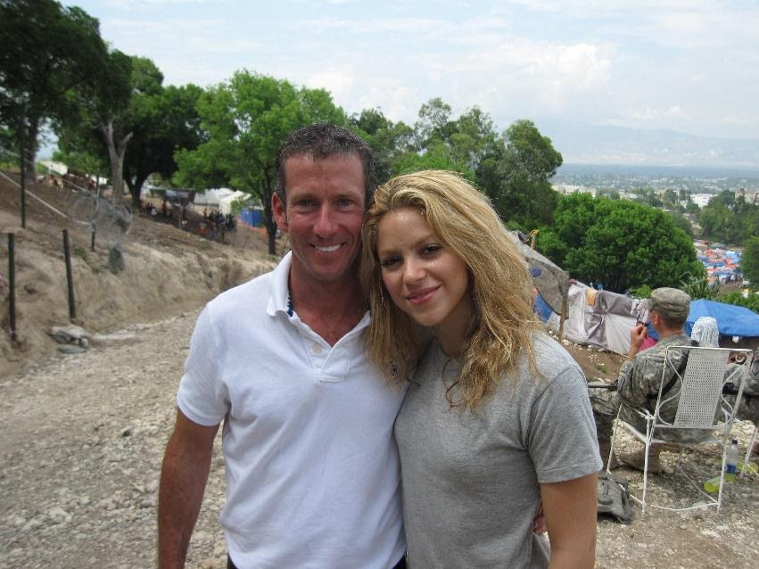 Scott Cathcart and Shakira - Haiti Relief 2010